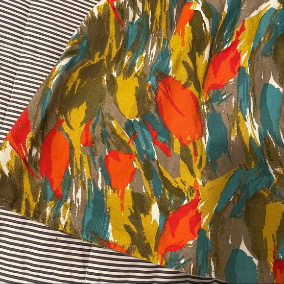 Colorful canvas summer dress - Picture 3 of 3